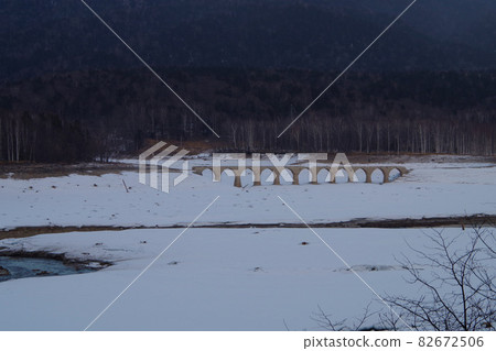 Taushubetsu River Bridge Hokkaido Obihiro Arch Pier Group History Taushubetsu River Bridge Hokkaido Obihiro Arch Pier Group History 82672506
