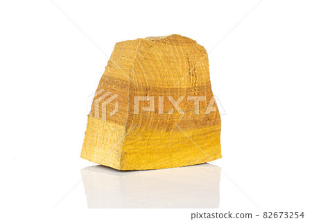 Piece of wood on white 82673254