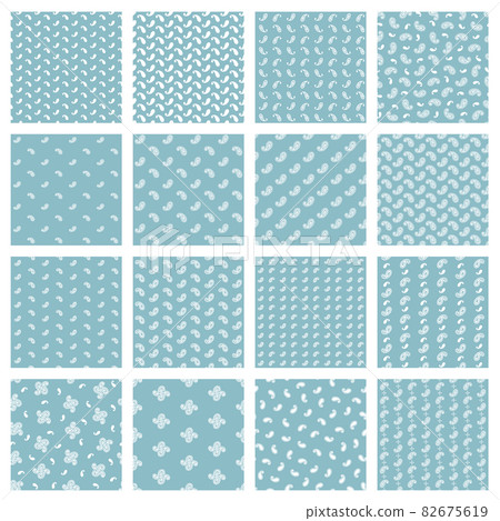 Paisley pattern material collection, Paisley pattern material collection, 82675619