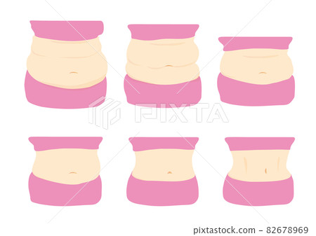 Body parts woman's belly 82678969
