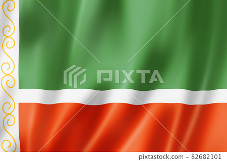 Chechen state - Republic -  flag, Russia 82682101