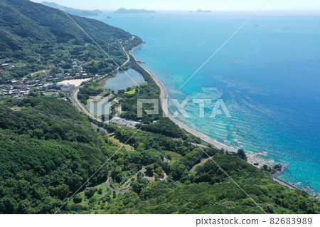 Scenery around Sunokawa Park Campsite, Ainan Town, Ehime Prefecture 82683989