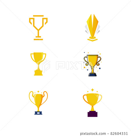 Trophy Vector icon design illustration 82684331