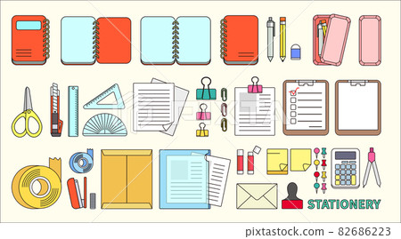 Colorful stationery set Colorful stationery set 82686223