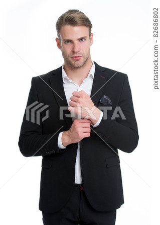 Perfect in every detail. Man well groomed unbuttoned Perfect in every detail. Man well groomed unbuttoned 82686802