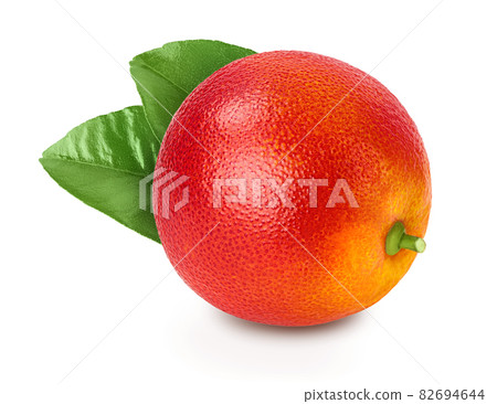 Blood red oranges isolated on white background with clipping path and full depth of field 82694644