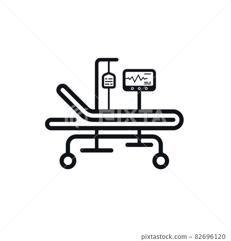 Hospital Bed with Medical Equipments Hospital Bed with Medical Equipments 82696120