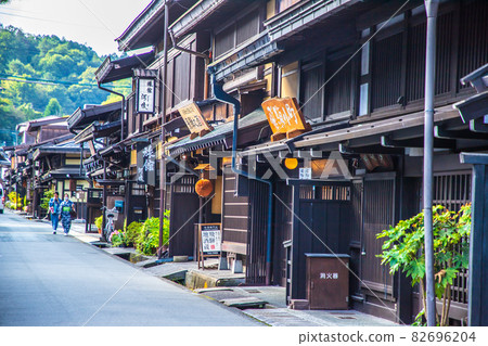 岐阜縣飛驒高山舊街景 82696204