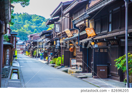 Gifu Prefecture Hida Takayama, old townscape Gifu Prefecture Hida Takayama, old townscape 82696205