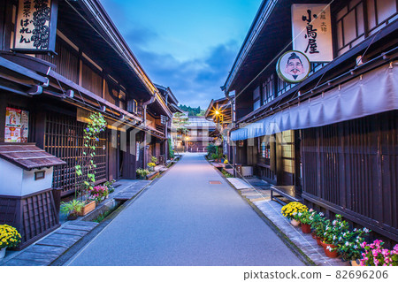 岐阜縣飛驒高山舊街景 82696206