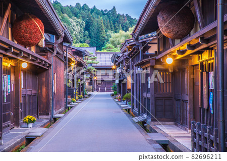 岐阜縣飛驒高山舊街景 82696211