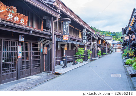 Gifu Prefecture Hida Takayama, old townscape 82696218