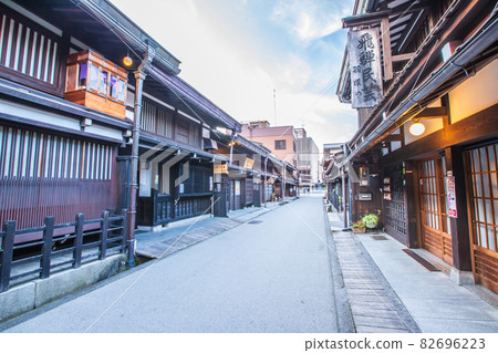Gifu Prefecture Hida Takayama, old townscape 82696223