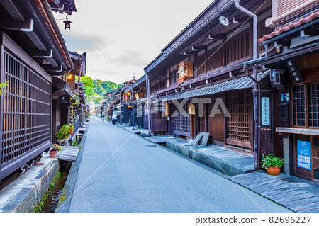 Gifu Prefecture Hida Takayama, old townscape 82696227