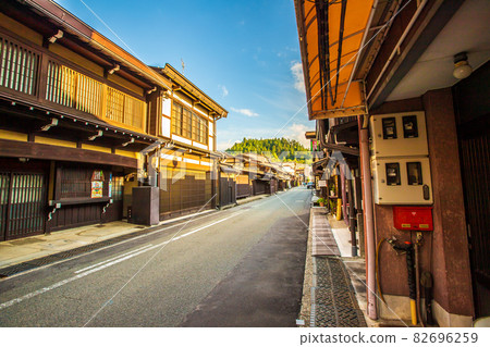 Gifu Prefecture Hida Takayama, old townscape 82696259