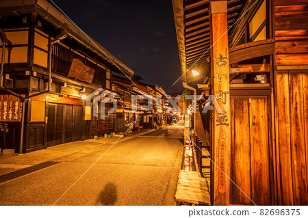 Gifu Prefecture Hida Takayama, old townscape 82696375