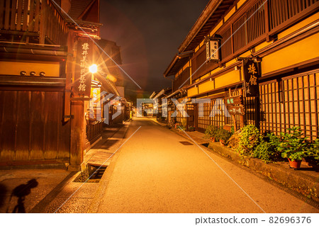 Gifu Prefecture Hida Takayama, old townscape 82696376