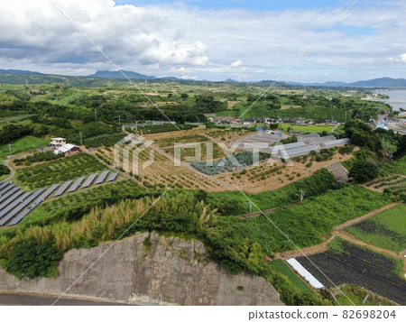 鹿島市太良町太良路站前的田園風光 鹿島市太良町太良路站前的田園風光 82698204