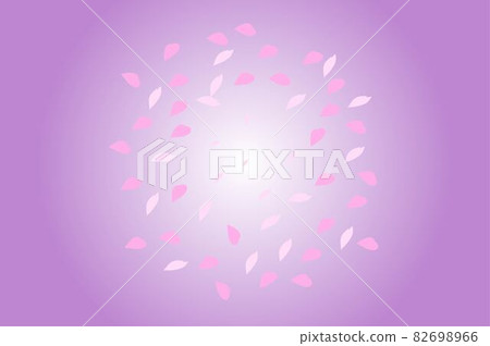 櫻花和紫色背景 82698966