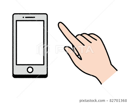 Operation of smartphone 82701368