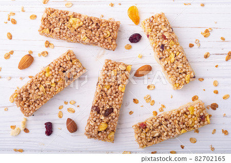 Healthy cereal bar from granola Healthy cereal bar from granola 82702165