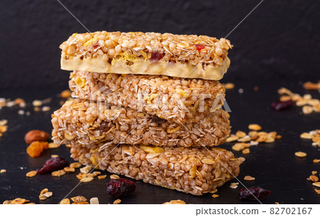 Healthy cereal bar from granola Healthy cereal bar from granola 82702167