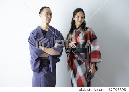 A couple of Japanese and Western mix coordination A couple of Japanese and Western mix coordination 82702898
