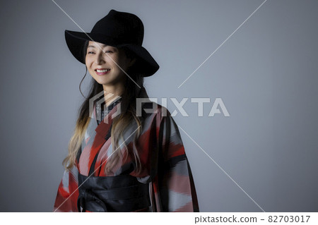 Japanese-Western mix coordination Japanese-Western mix coordination 82703017