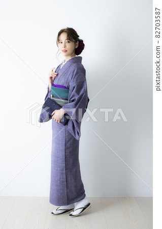 Tsumugi color plain obi Tsumugi color plain obi 82703587