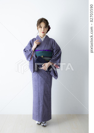 Tsumugi color plain obi 82703590