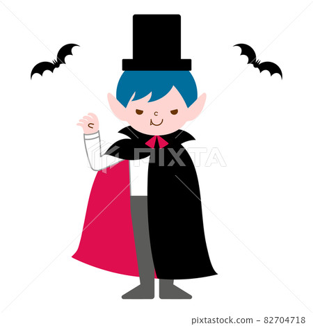 Simple vampire illustration 82704718