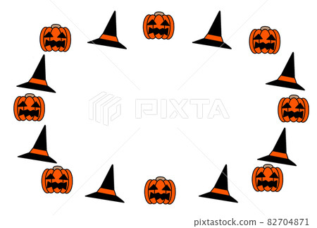 Halloween Jack O Lantern Decorative Frame Oval Halloween Jack O Lantern Decorative Frame Oval 82704871
