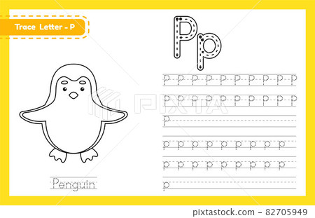 Alphabet P (Uppercase letter p), Letter P | Magnet