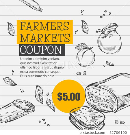 Farmers markets coupon and reduction of price Farmers markets coupon and reduction of price 82706100