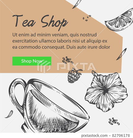 Tea shop with assortment of herbs and beverages Tea shop with assortment of herbs and beverages 82706178