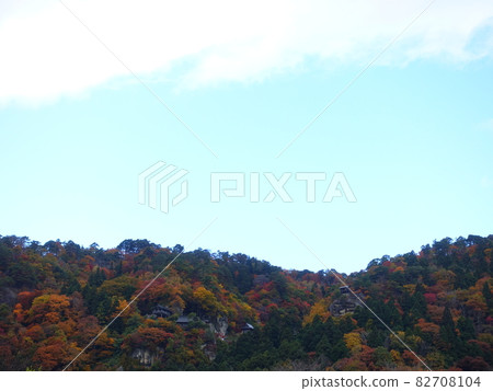 Tateishi Temple Yamadera Autumn Leaves Yellow Leaves Tateishi Temple Yamadera Autumn Leaves Yellow Leaves 82708104