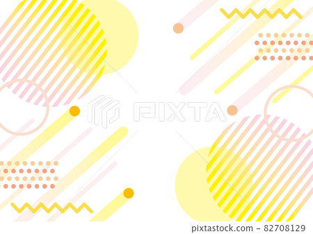 幾何流行背景白色背景黃色 82708129