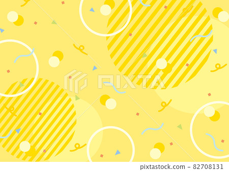 Geometric pop background yellow 82708131