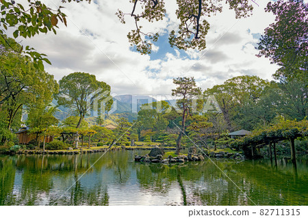 愛媛宇和島天仙園的美麗景色 愛媛宇和島天仙園的美麗景色 82711315
