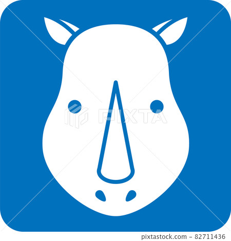 犀牛象形圖 82711436