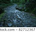 It is a stone pavement of Daisenji Temple. 82712367