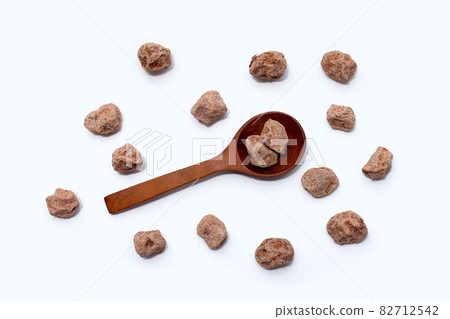 Dried salted Chinese plum isolated on white background 82712542