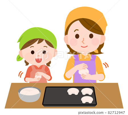 麵包製作2 卷製麵包的親子圖解 82712947