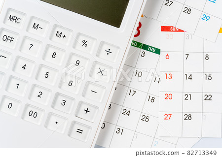 Business image Calculator and calendar Business image Calculator and calendar 82713349