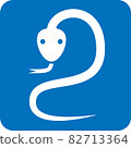 Snake pictogram Snake pictogram 82713364