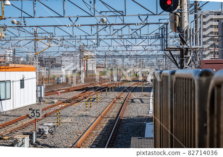 JR西船橋站月台上的風景 82714036