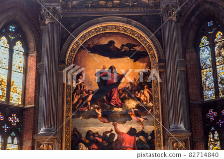 basilica Santa Maria gloriosa dei Frari, Venice, Italy basilica Santa Maria gloriosa dei Frari, Venice, Italy 82714840