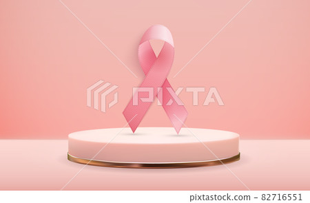 Breast Cancer Awareness Month Pink Ribbon Background Vector Illustration Breast Cancer Awareness Month Pink Ribbon Background Vector Illustration 82716551