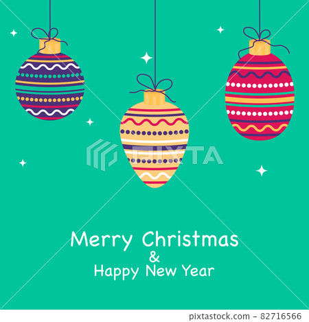 Christmas Holiday Party Background. Happy New Year and Merry Christmas Poster Template. Vector Illustration Christmas Holiday Party Background. Happy New Year and Merry Christmas Poster Template. Vector Illustration 82716566