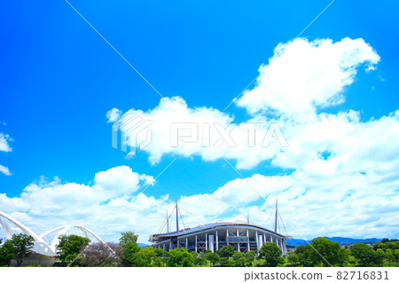 Scenery of Toyota City, Toyota Ohashi and Toyota Stadium 82716831